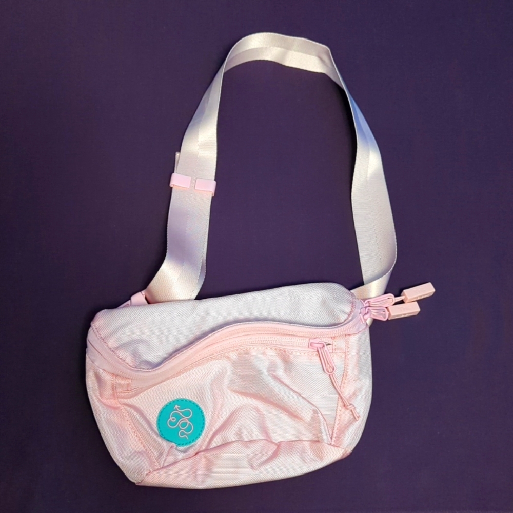 Baboon to the Moon light pink fanny pack 3L